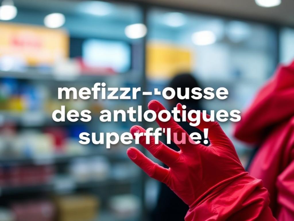 Gare aux antibiotiques inutiles