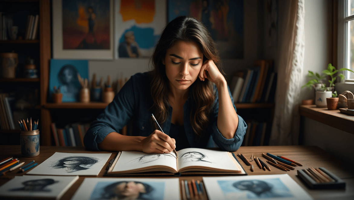 SARAH NAJJAR «DESSINER EST UN ACTE TRÈS MÉDITATIF»